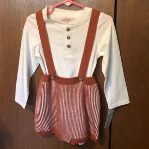 BRAND NEW BABY 24 MONTH OLD BABY GIRL 2 PIECE OUTFIT! NWTS